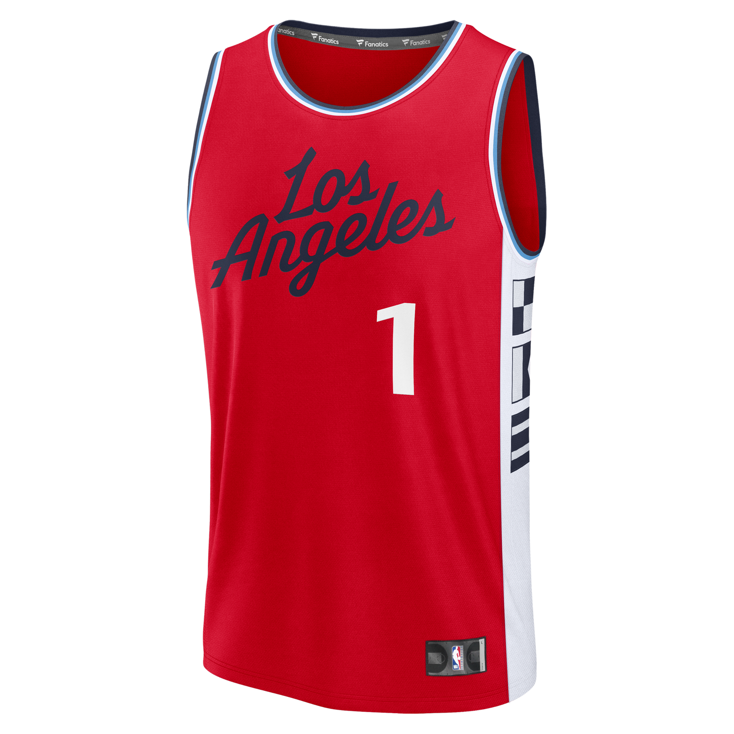 Youth LA Clippers Keaton Wagler Fanatics Red Fast Break Replica Jersey - Statement Edition