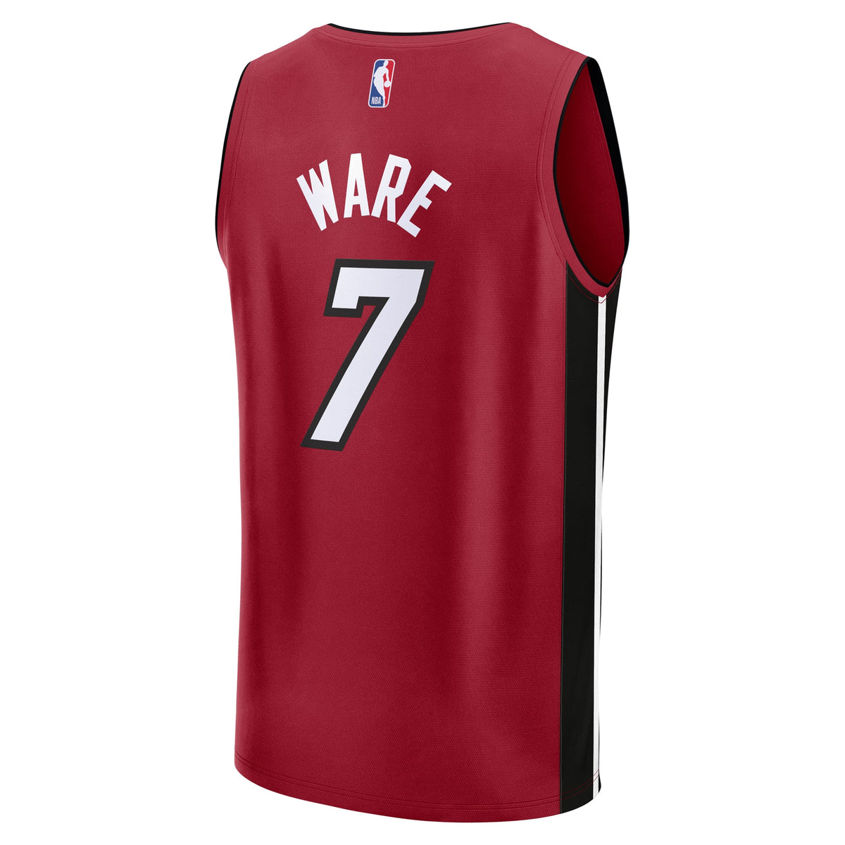 Youth Miami Heat Kel'el Ware Fanatics Red Fast Break Player Jersey - Statement Edition