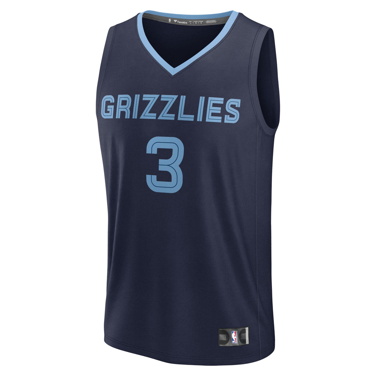 Youth Memphis Grizzlies Kentavious Caldwell-Pope Fanatics Navy Fast Break Replica Player Jersey - Icon Edition