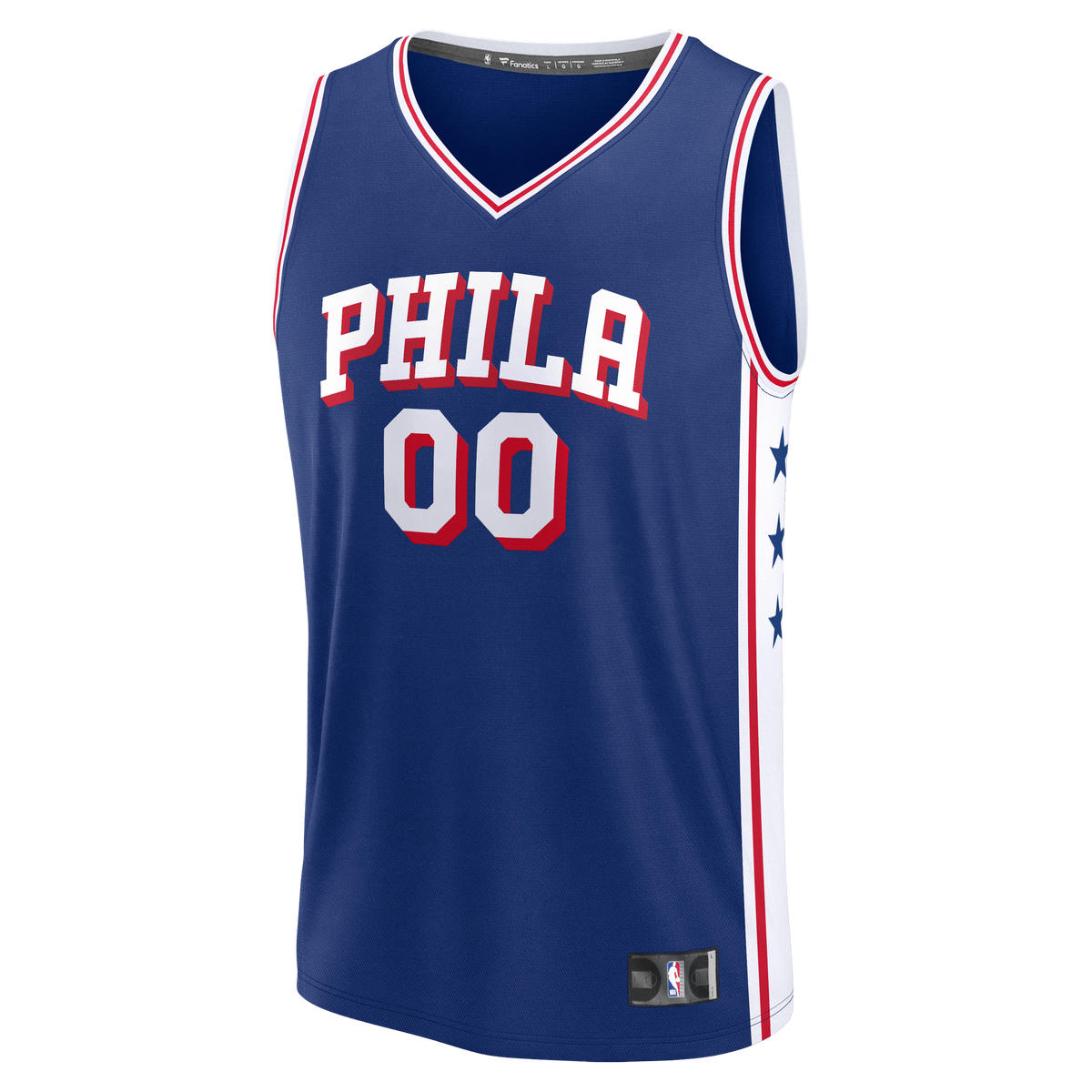 Youth Philadelphia 76ers Labaron Philon Jr. Fanatics Royal Fast Break Replica Jersey - Icon Edition