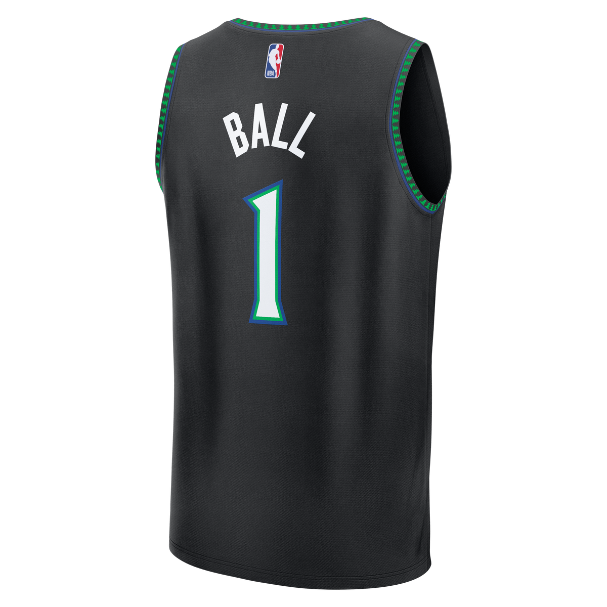 Youth Minnesota Timberwolves LaMelo Ball Fanatics Black Fast Break Jersey - Statement Edition