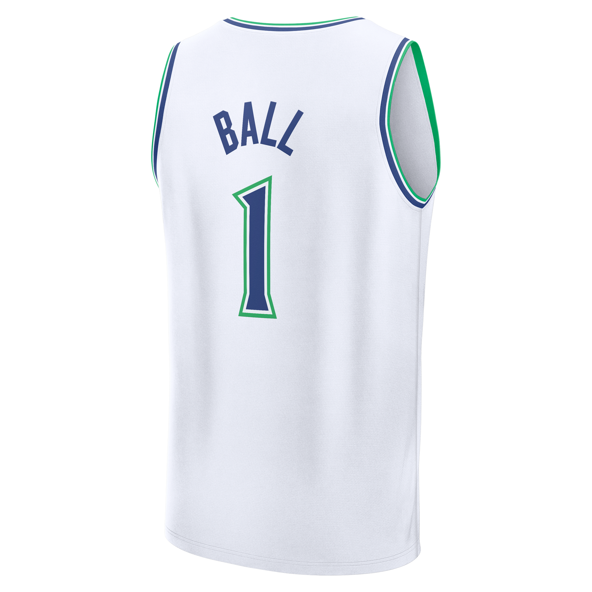 Youth Minnesota Timberwolves LaMelo Ball Fanatics White Fast Break Jersey - Association Edition