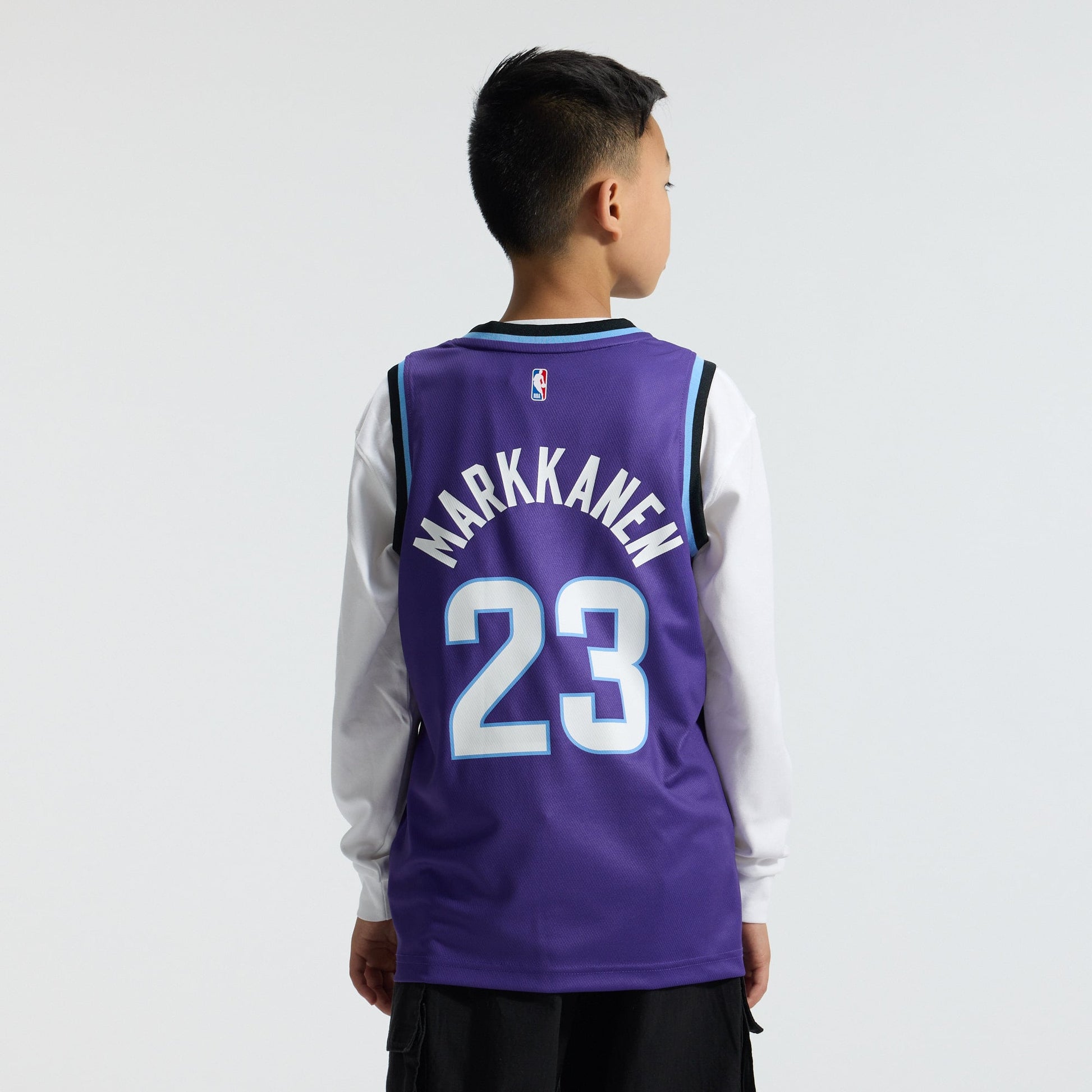 Youth Utah Jazz Lauri Markkanen Fanatics Purple Fast Break Replica Jersey - Icon Edition