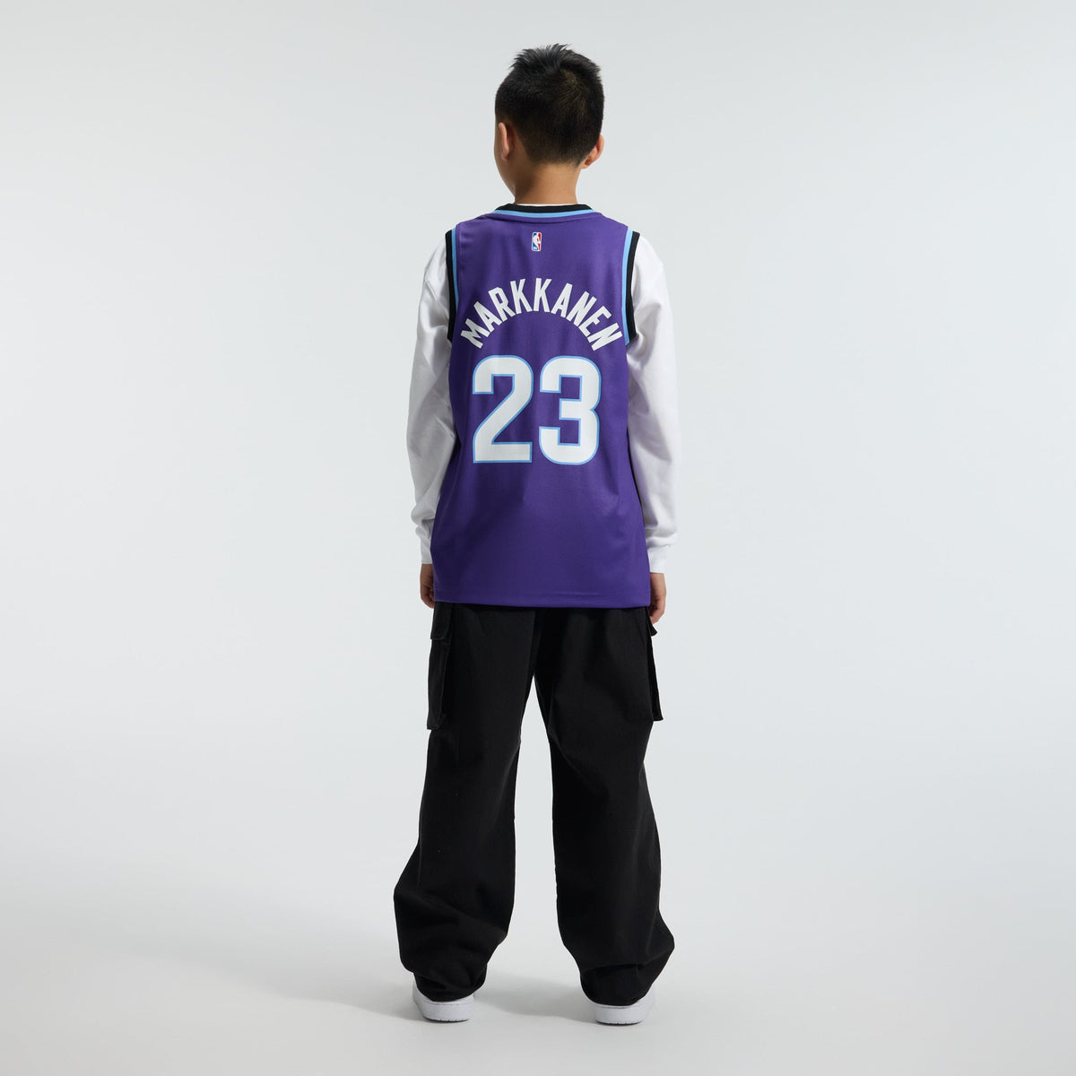 Youth Utah Jazz Lauri Markkanen Fanatics Purple Fast Break Replica Jersey - Icon Edition