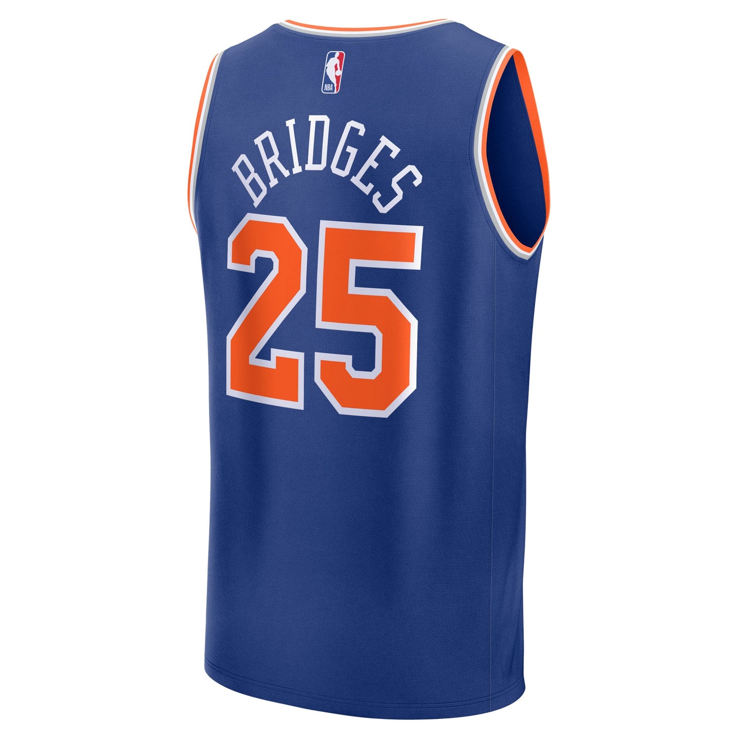 Youth New York Knicks Mikal Bridges Fanatics Blue Fast Break Replica Player Jersey - Icon Edition