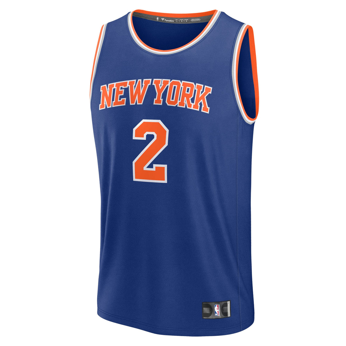 Youth New York Knicks Miles McBride Fanatics Blue Fast Break Replica Jersey - Icon Edition