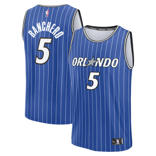 Youth Orlando Magic Paolo Banchero Fanatics Blue Fast Break Replica Player Jersey - Icon Edition