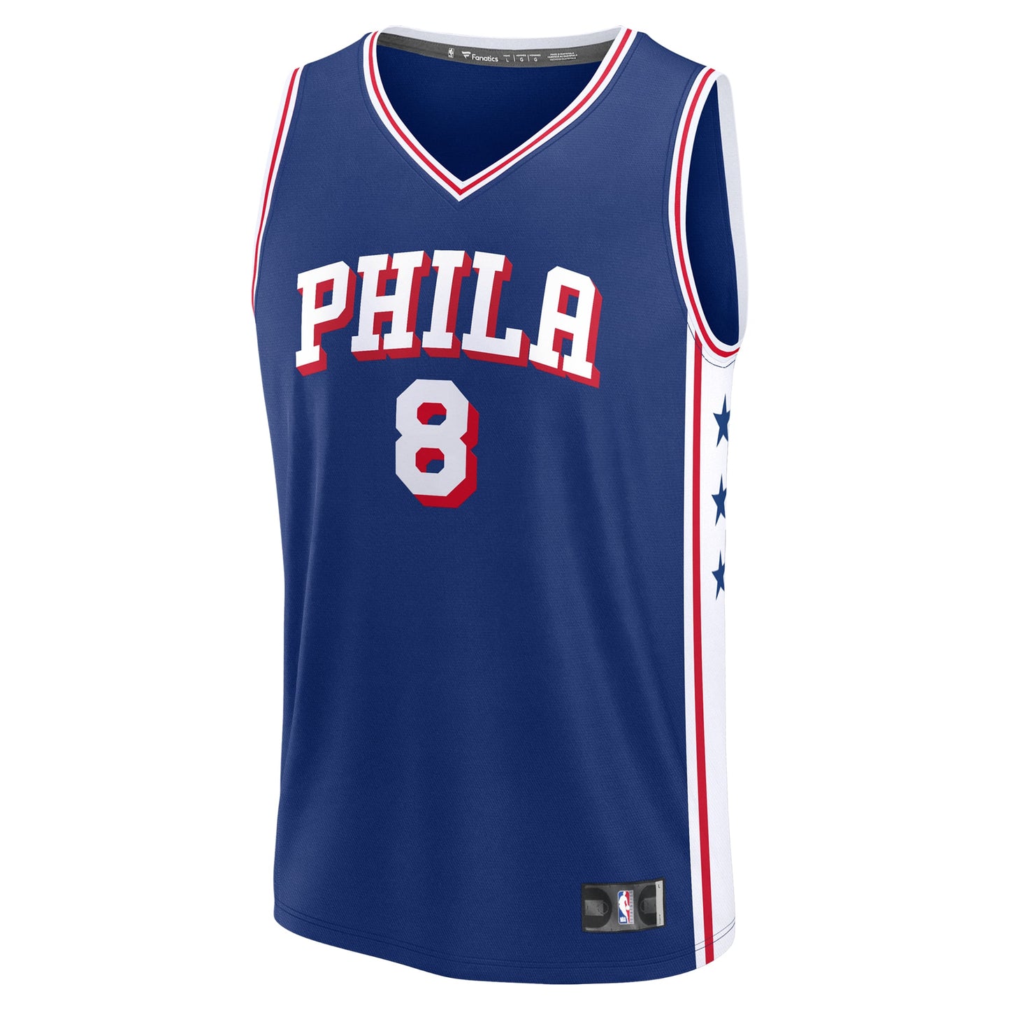 Youth Philadelphia 76ers Paul George Fanatics Royal Fast Break Replica Player Jersey - Icon Edition