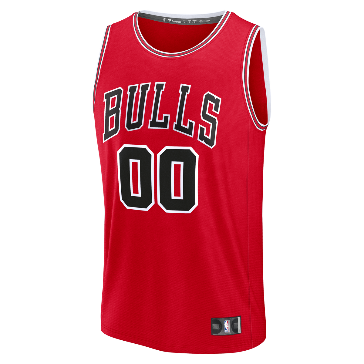 Youth Chicago Bulls Fanatics Red Fast Break Custom Jersey - Icon Edition