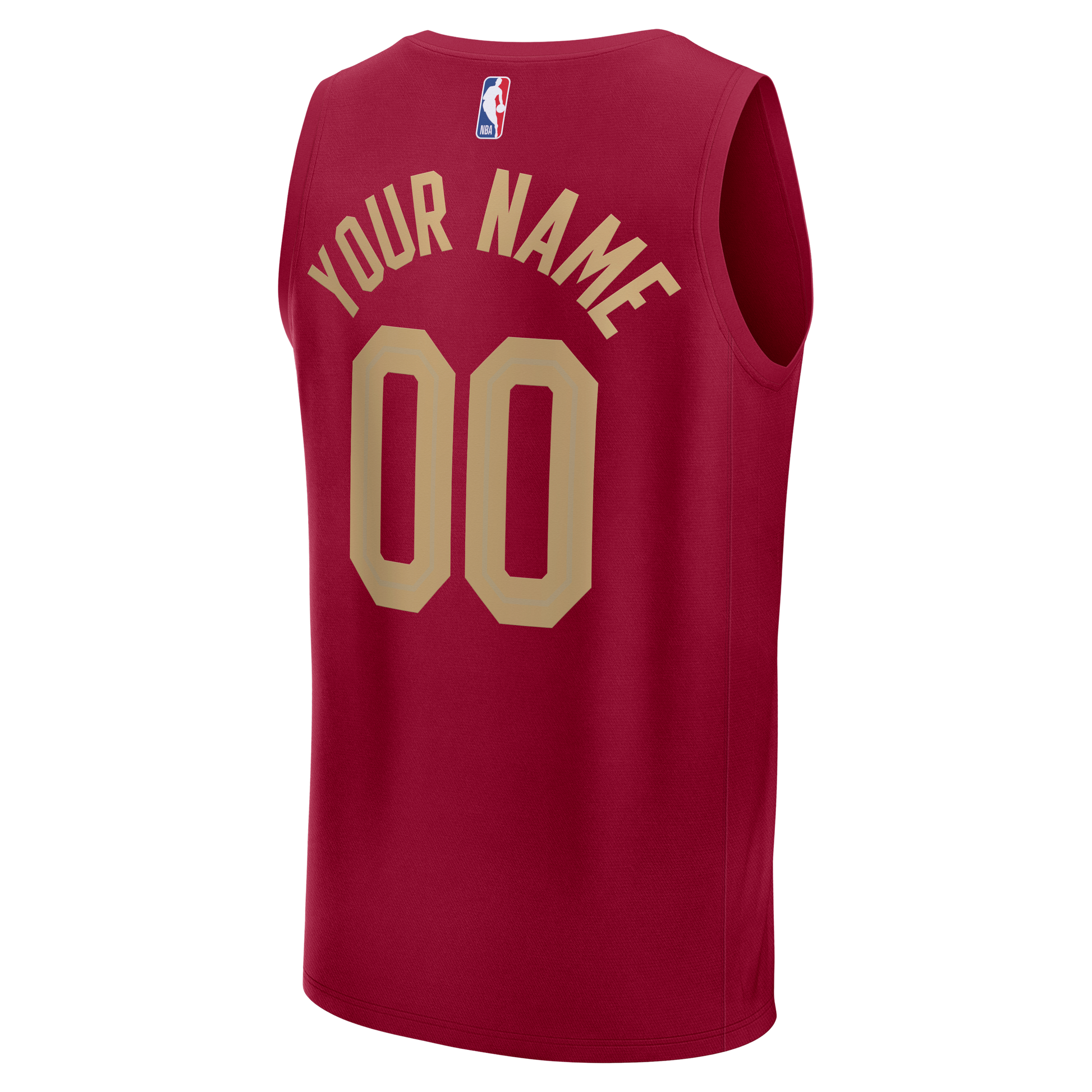 Youth Cleveland Cavaliers Fanatics Red Fast Break Custom Jersey - Icon Edition