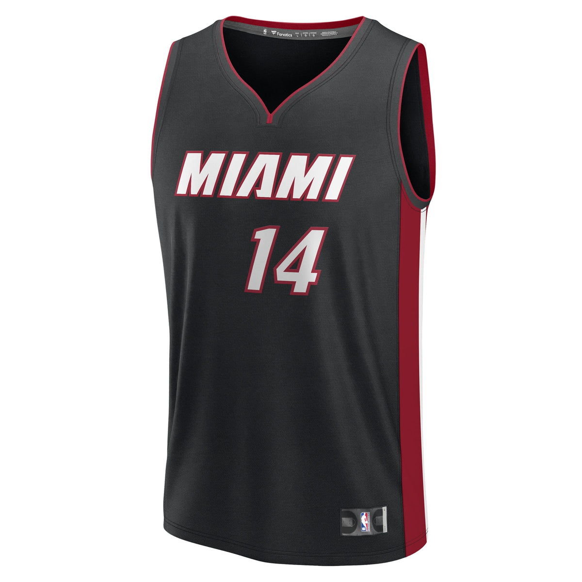 Youth Miami Heat Tyler Herro Fanatics Black Fast Break Replica Player Jersey - Icon Edition
