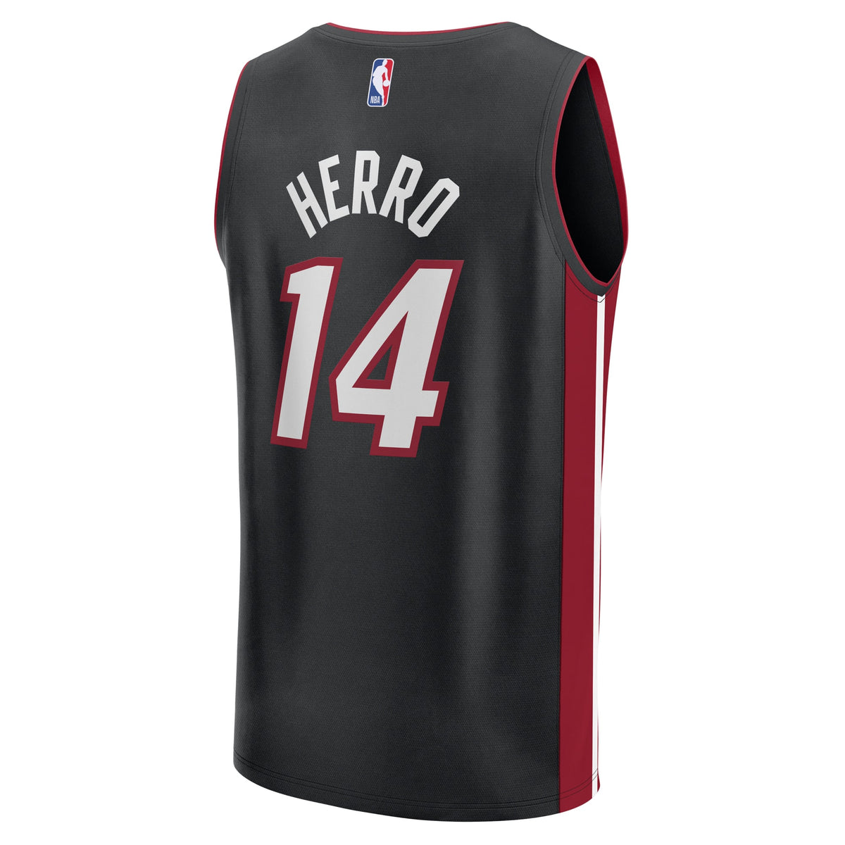 Youth Miami Heat Tyler Herro Fanatics Black Fast Break Replica Player Jersey - Icon Edition