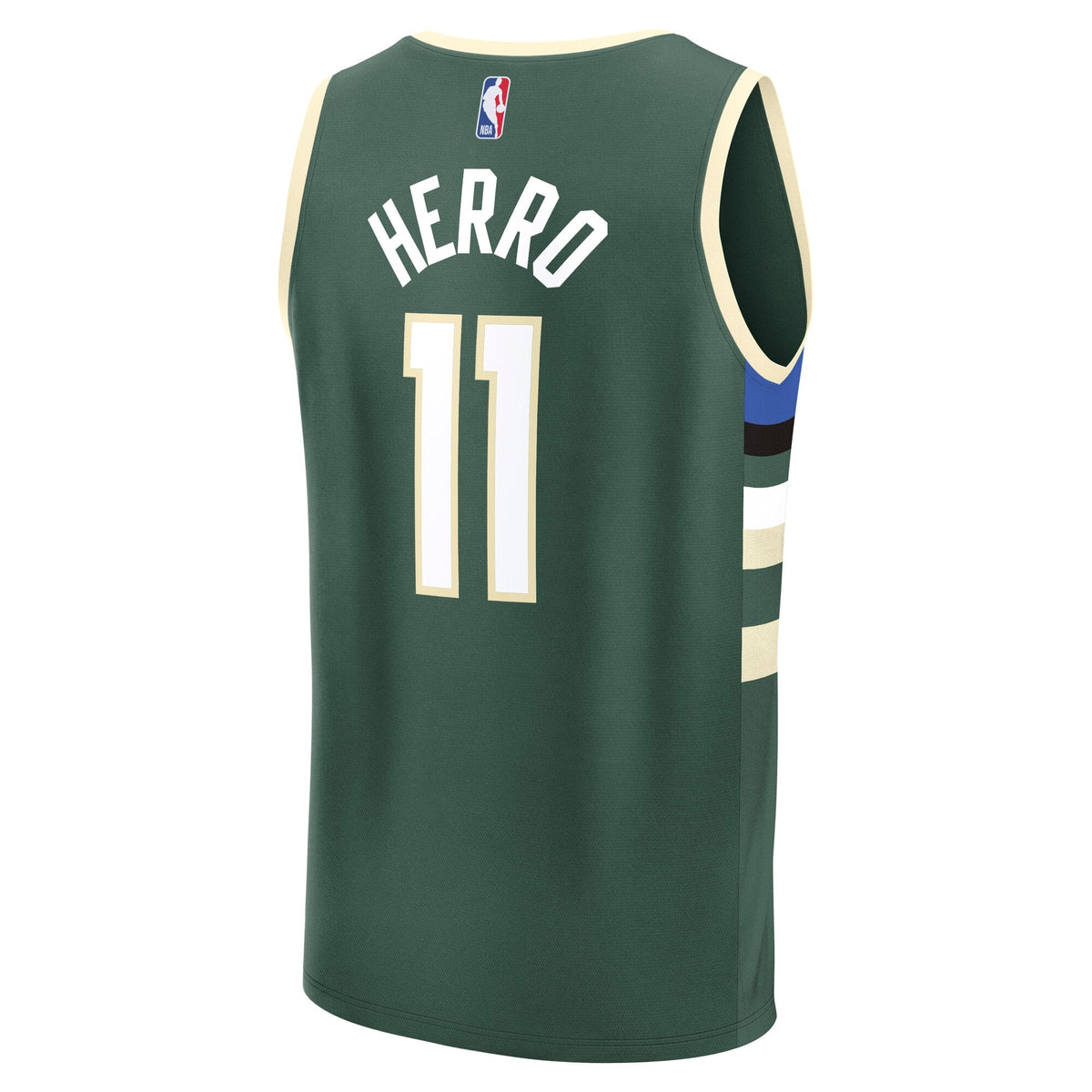 Youth Milwaukee Bucks Tyler Herro Fanatics Hunter Green Fast Break Replica Jersey - Icon Edition