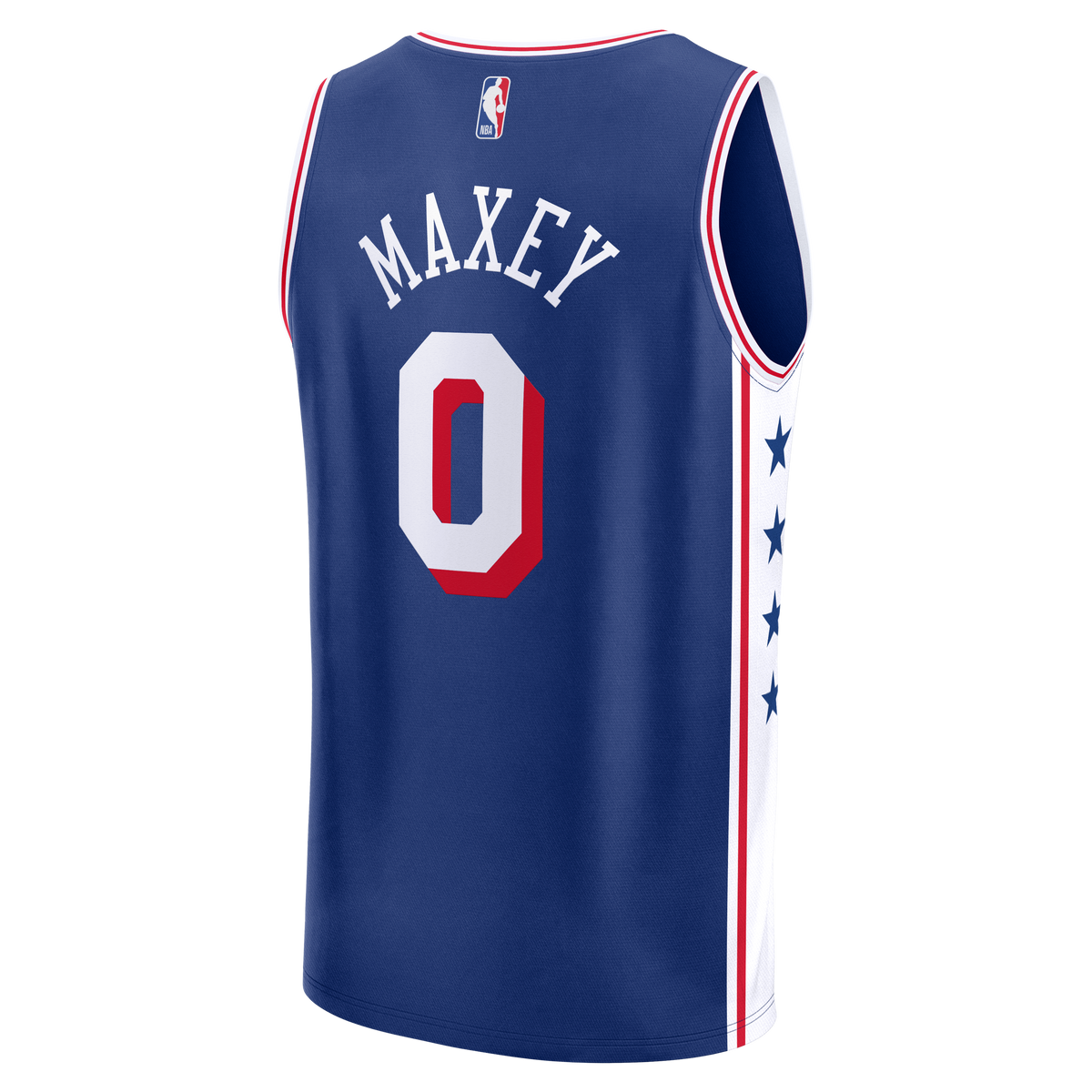 Youth Philadelphia 76ers Tyrese Maxey Fanatics Royal Fast Break Replica Player Jersey - Icon Edition