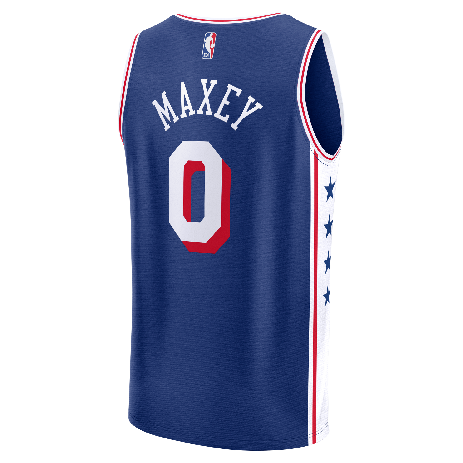 Youth Philadelphia 76ers Tyrese Maxey Fanatics Royal Fast Break Replica Player Jersey - Icon Edition