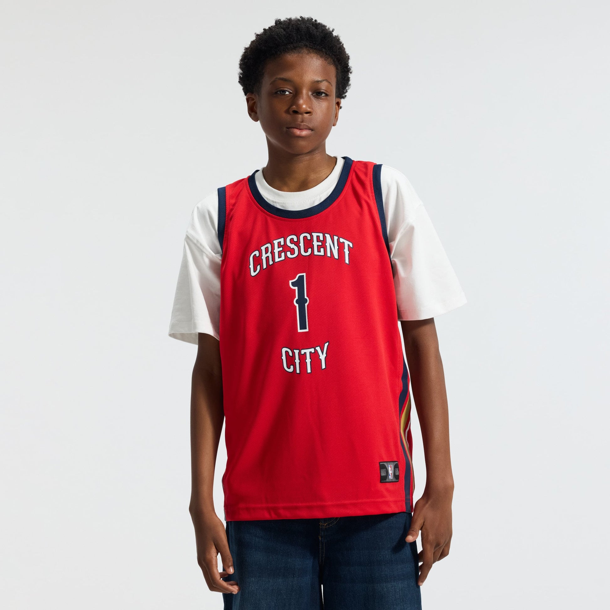 Youth New Orleans Pelicans Zion Williamson Fanatics Red Fast Break Player Jersey - Statement Edition
