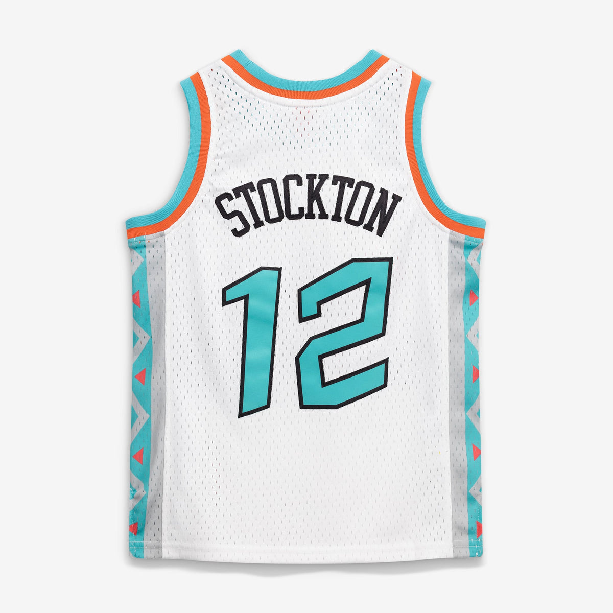 Youth 1996 NBA All-Star Game John Stockton Mitchell & Ness White Hardwood Classics Swingman Jersey