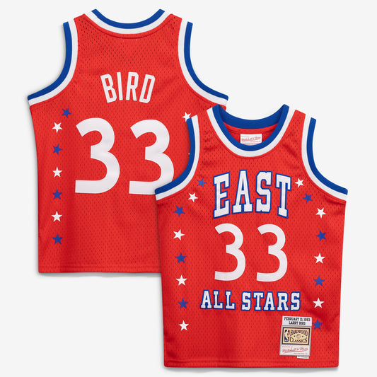 Youth 1983 NBA All-Star Game Larry Bird Mitchell & Ness Red Hardwood Classics Swingman Jersey