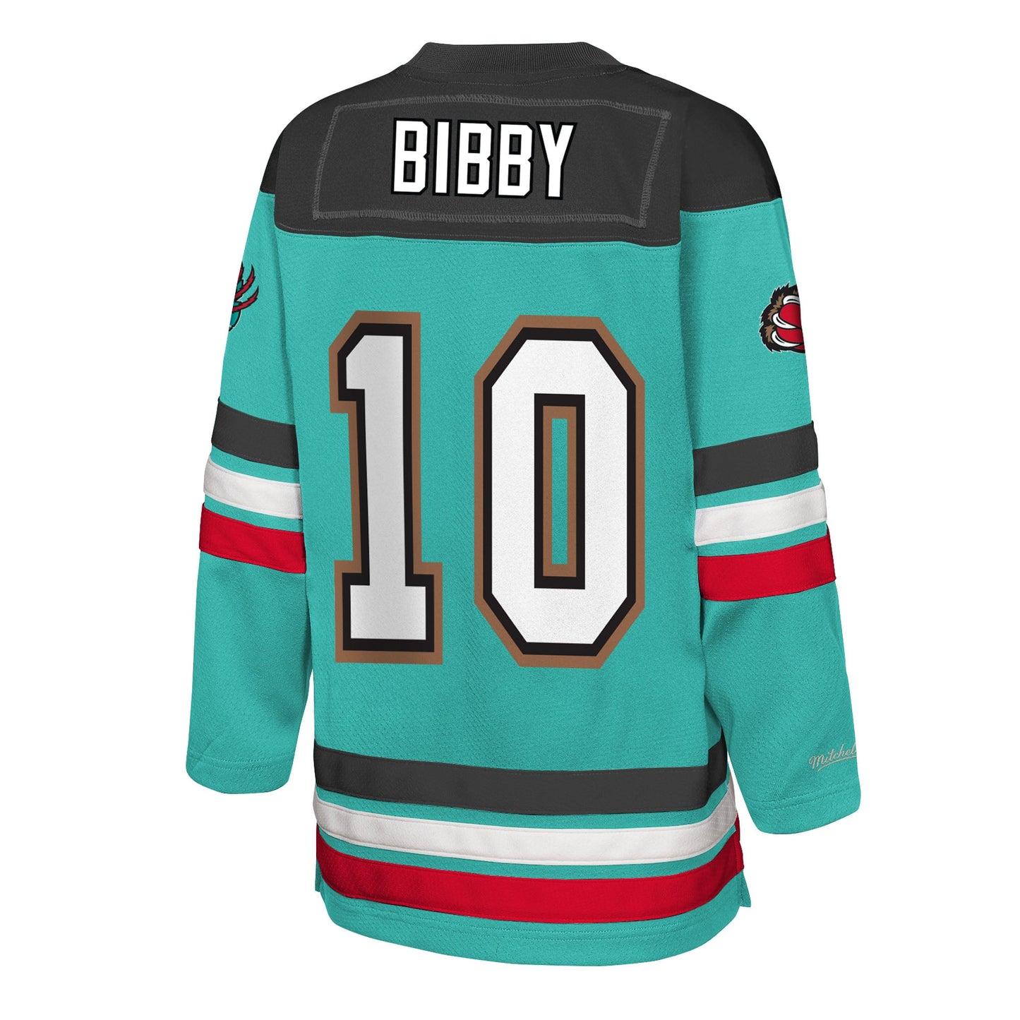 Youth Memphis Grizzlies Mike Bibby Mitchell & Ness Turquoise Maxxed Out 2.0 Fashion Hockey Jersey
