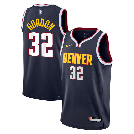 Youth Denver Nuggets Aaron Gordon Nike Navy Swingman Jersey - Icon Edition