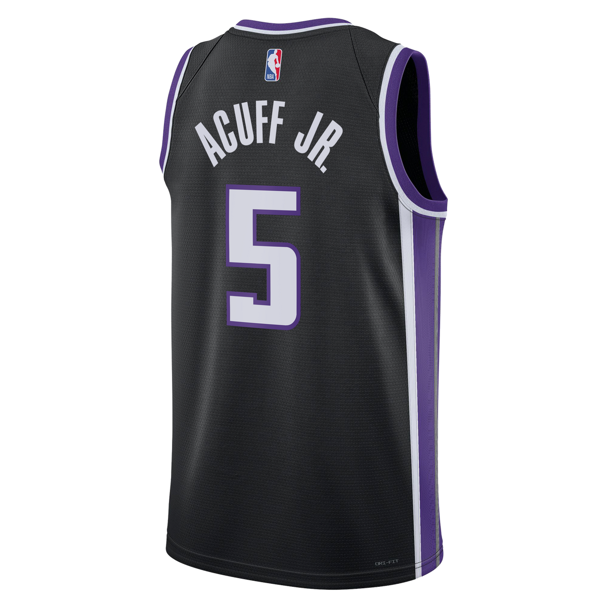 Youth Sacramento Kings Darius Acuff Jr. Nike Black Swingman Jersey - Icon Edition