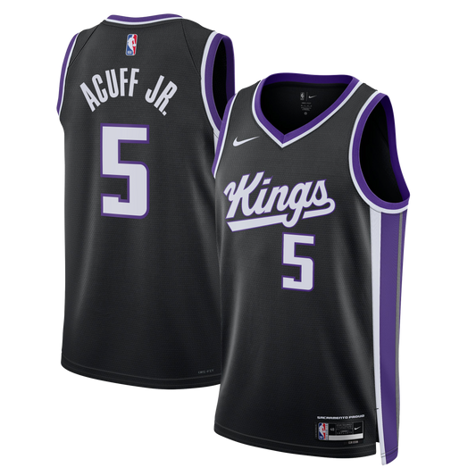 Youth Sacramento Kings Darius Acuff Jr. Nike Black Swingman Jersey - Icon Edition
