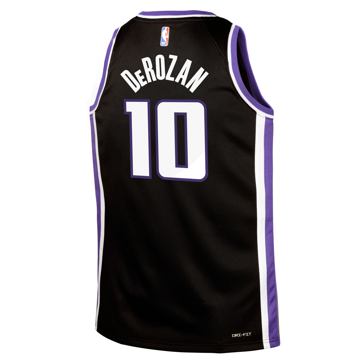 Youth Sacramento Kings DeMar DeRozan Nike Black Swingman Jersey - Icon Edition