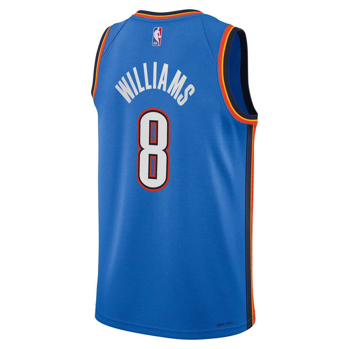 Youth Oklahoma City Thunder Jalen Williams Nike Blue Swingman Jersey - Icon Edition