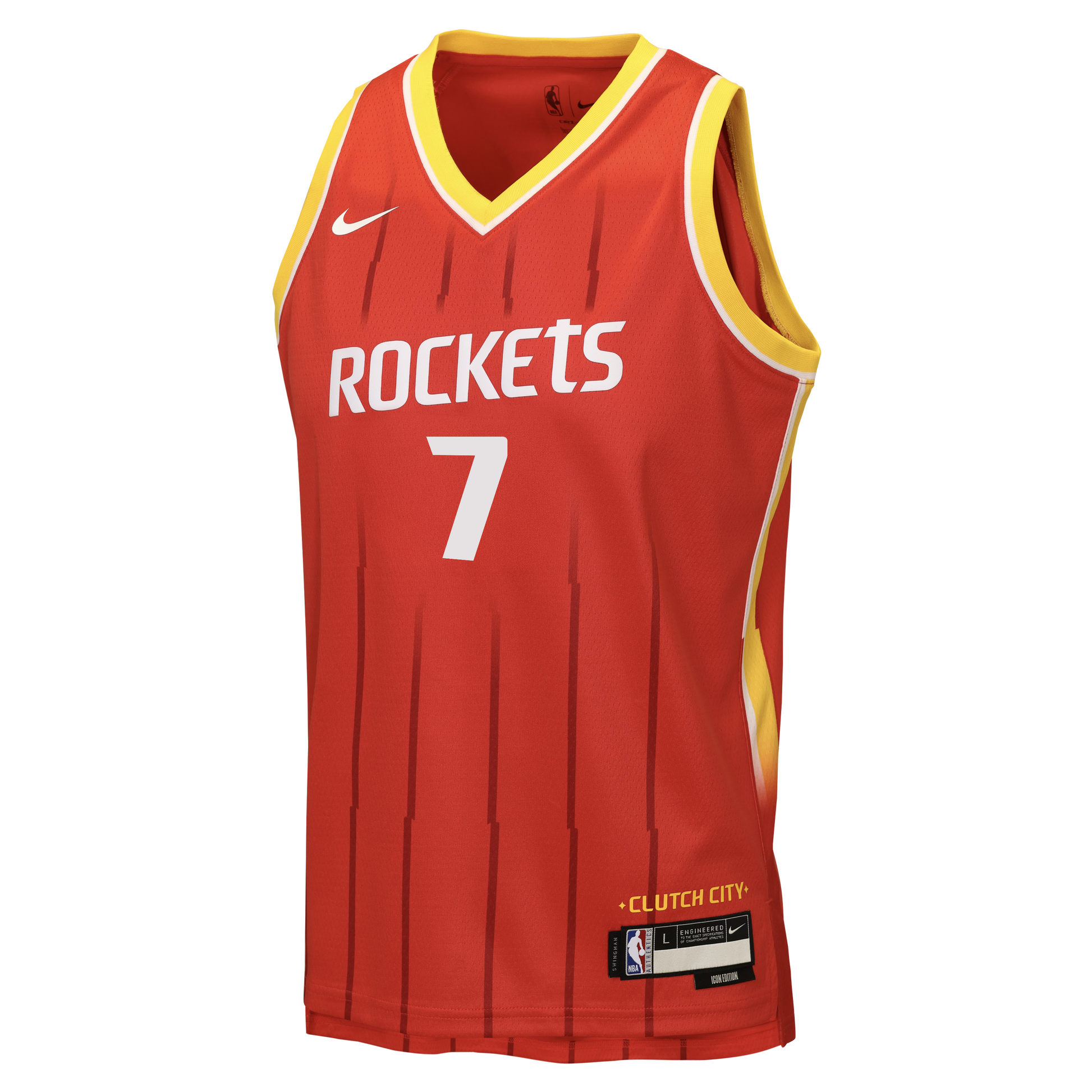 Youth Houston Rockets Kevin Durant Nike Red Swingman Jersey - Icon Edition