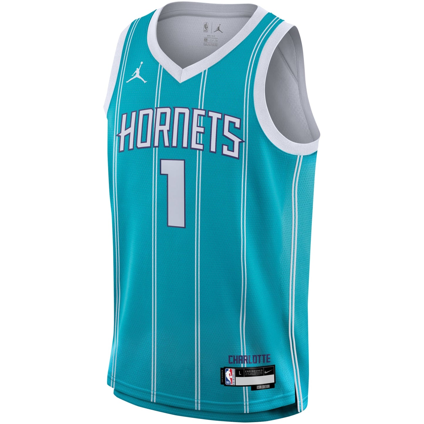 Youth Charlotte Hornets LaMelo Ball Nike Teal Swingman Jersey - Icon Edition