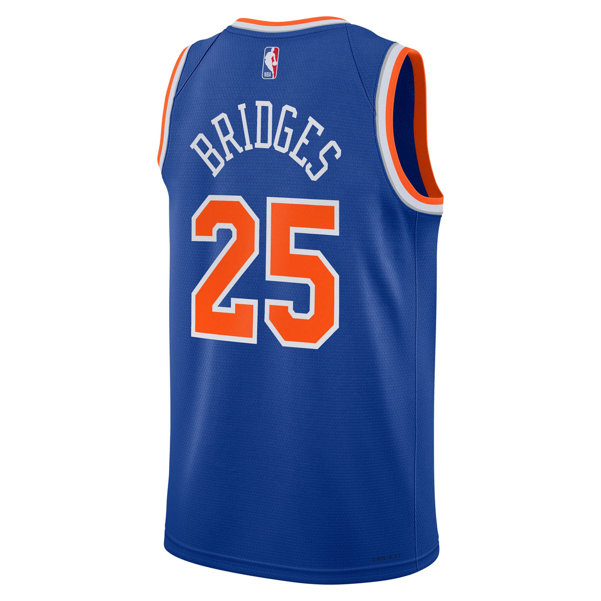 Youth New York Knicks Mikal Bridges Nike Blue Swingman Jersey - Icon Edition