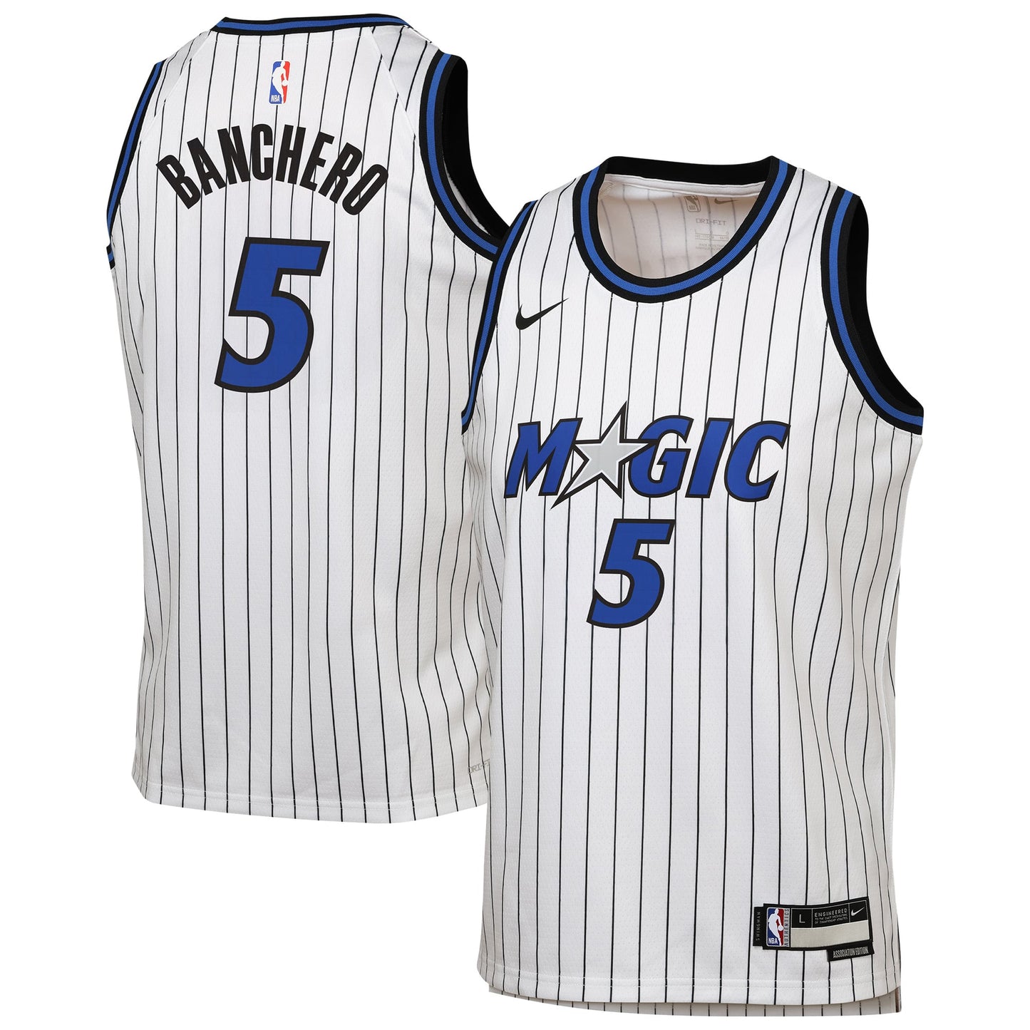 Youth Orlando Magic Paolo Banchero Nike White Swingman Player Jersey - Association Edition