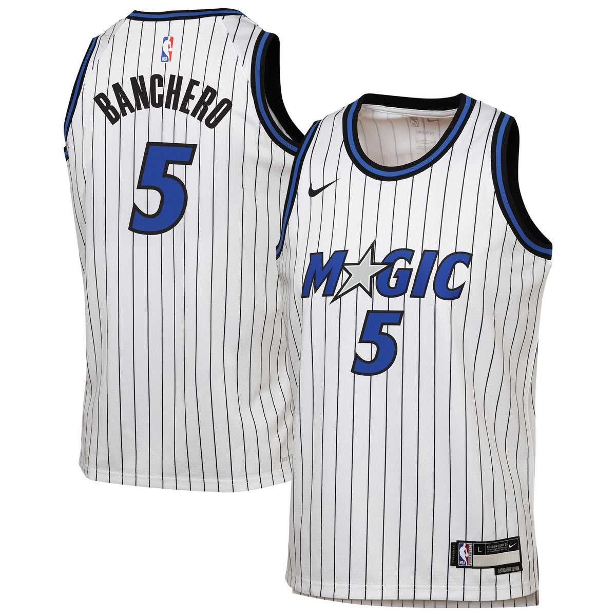 Youth Orlando Magic Paolo Banchero Nike White Swingman Player Jersey - Association Edition