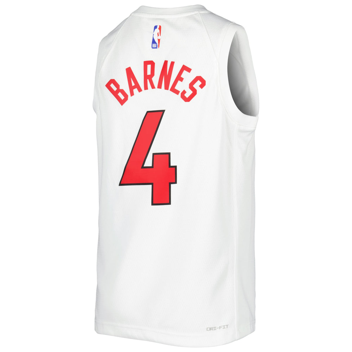 Youth Toronto Raptors Scottie Barnes Nike White Swingman Jersey - Association Edition