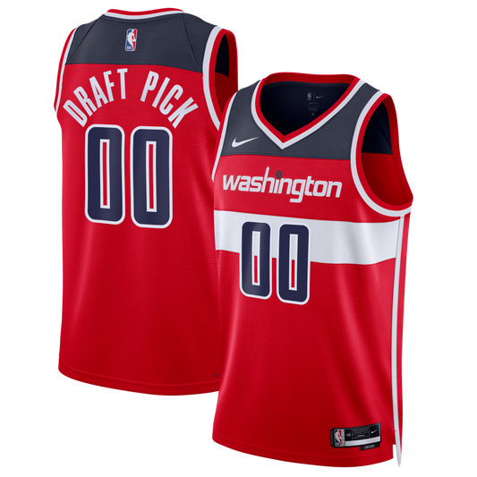 Youth Washington Wizards TBD Nike Red 2026 NBA Draft First Round Pick Swingman Player Jersey - Icon Edition